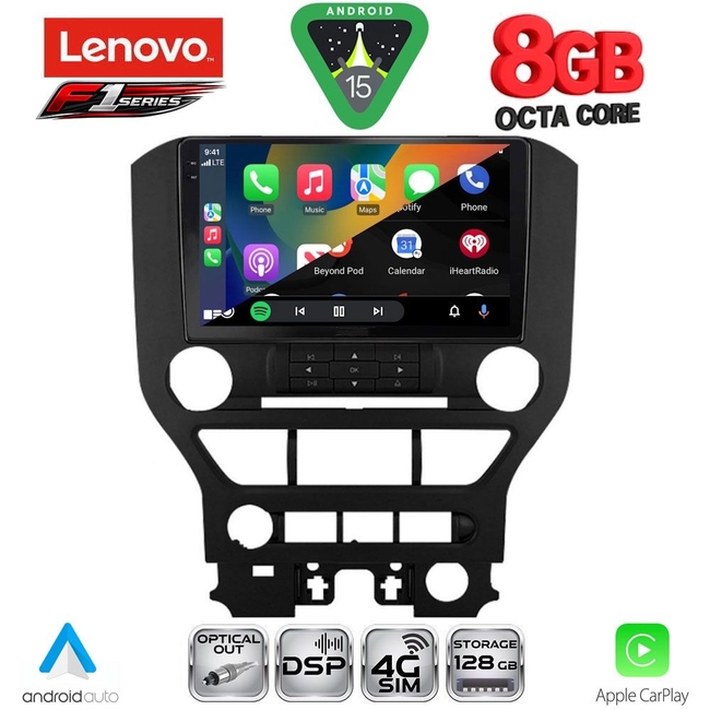 LENOVO SSR 10166_CPA 3BUT (9inc) MULTIMEDIA TABLET for FORD MUSTANG mod. 2015-2020