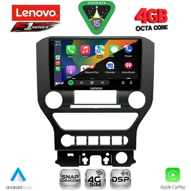 LENOVO SSQ 9166_CPA 4BUT (9inc) MULTIMEDIA TABLET for FORD MUSTANG mod. 2015-2020