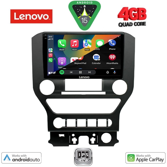 LENOVO LVE 8166_CPAA 4BUT (9inc) MULTIMEDIA TABLET for FORD MUSTANG mod. 2015-2020