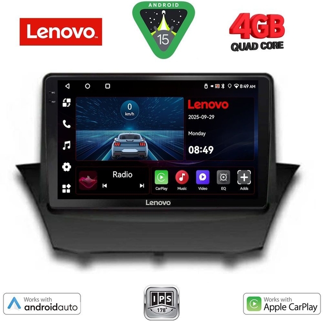 LENOVO LVE 8154A_CPAA (9inc) MULTIMEDIA TABLET for FORD FIESTA mod. 2008-2017