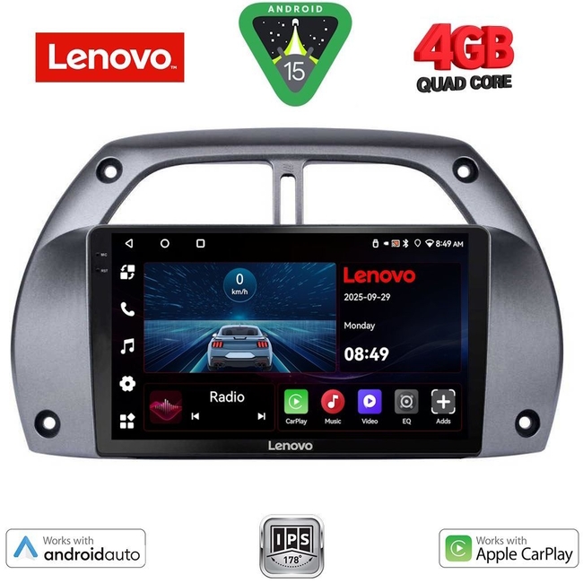 LENOVO LVE 8730_CPAA A/C (9inc) MULTIMEDIA TABLET for TOYOTA RAV 4 mod. 2000-2006