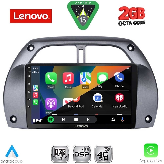 LENOVO LVF 5730_CPA A/C (9inc) MULTIMEDIA TABLET for TOYOTA RAV 4 mod. 2000-2006