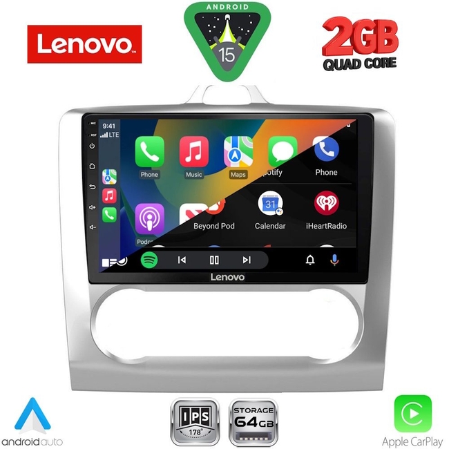 LENOVO LVD 2156SL_CPA CLIMA (9inc) MULTIMEDIA TABLET for FORD FOCUS mod. 2005-2012 (SILVER)