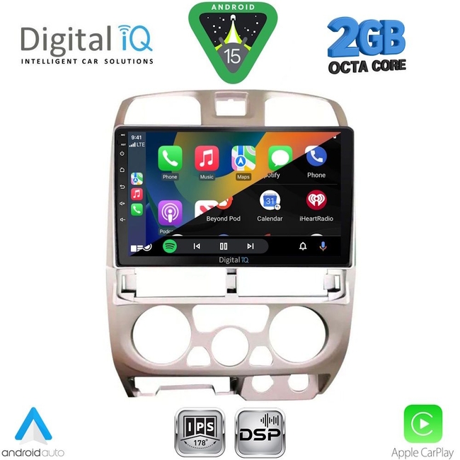 DIGITAL IQ RSF 4253SL_CPA (9inc) MULTIMEDIA TABLET for ISUZU D-MAX mod. 2002-2008 (SILVER)