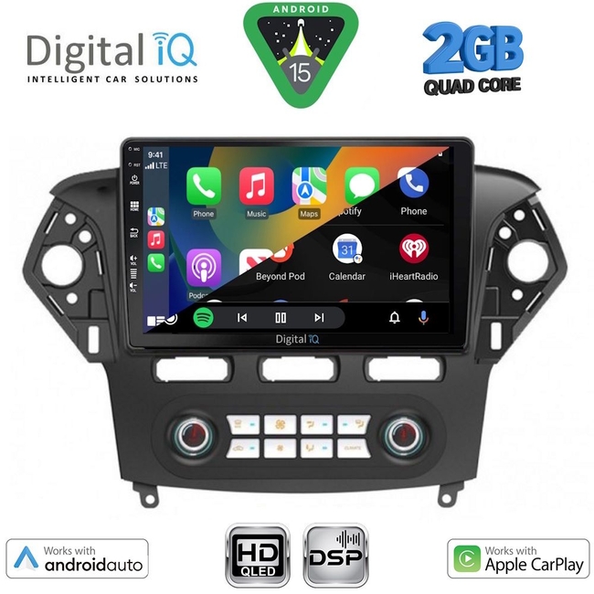 DIGITAL IQ BXC 3163CL_CPAA CLIMA (10inc) MULTIMEDIA TABLET for FORD MONDEO mod. 2011-2013