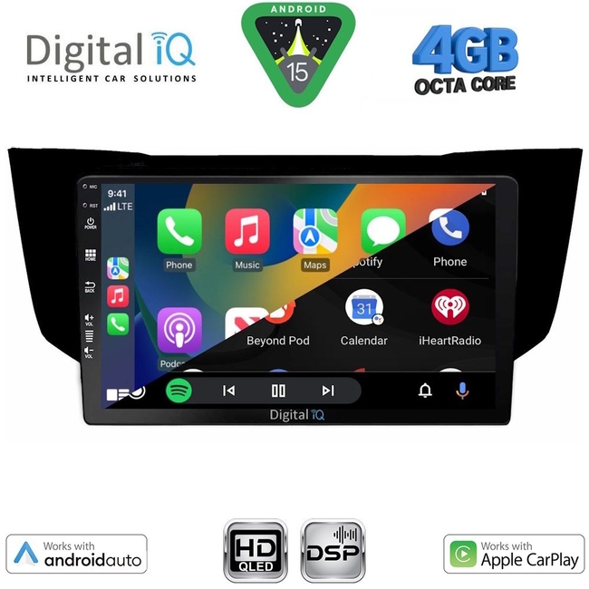 DIGITAL IQ BXF 16345BL_CPAA (9inc) MULTIMEDIA TABLET for LEXUS RX 300 – 400 mod. 2003-2008