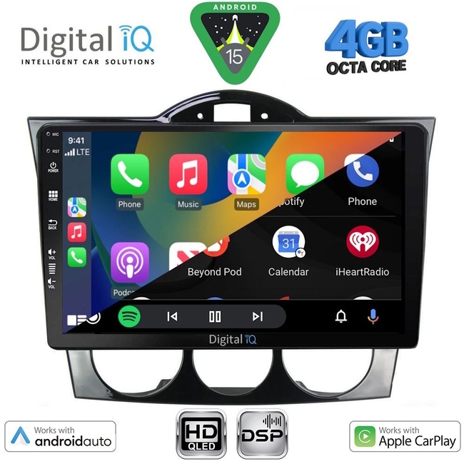 DIGITAL IQ BXF 16394_CPAA (9inc) MULTIMEDIA TABLET for MAZDA RX8 mod. 2001-2008