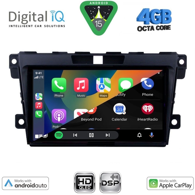 DIGITAL IQ BXF 16389_CPAA (9inc) MULTIMEDIA TABLET for MAZDA CX7 mod. 2006-2012