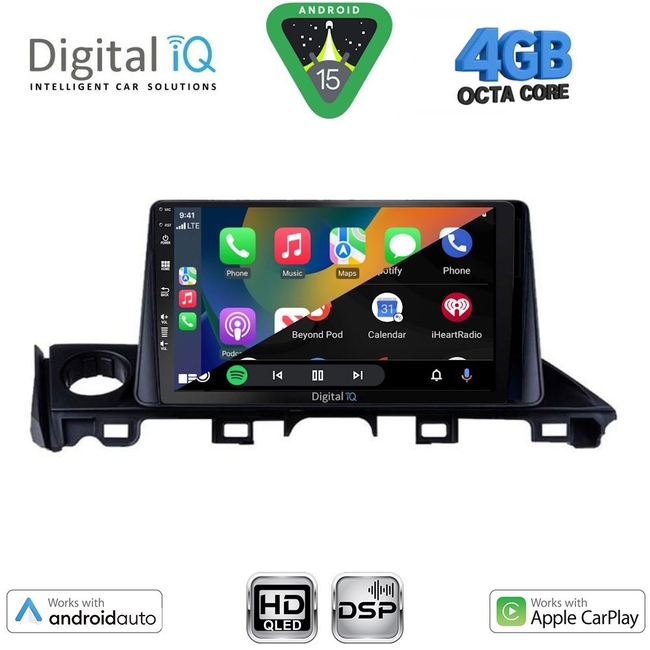 DIGITAL IQ BXF 16379_CPAA (9inc) MULTIMEDIA TABLET for MAZDA 6 mod. 2017-2020