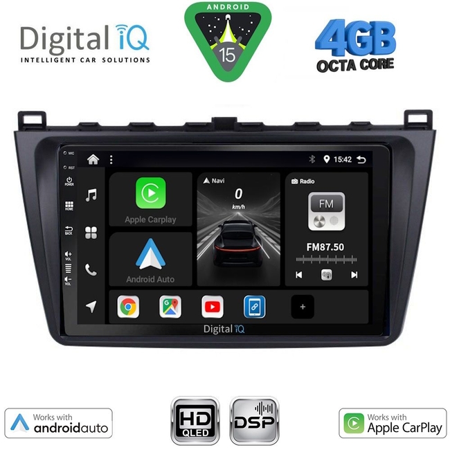 DIGITAL IQ BXF 16377_CPAA (9inc) MULTIMEDIA TABLET for MAZDA 6 mod. 2008-2012