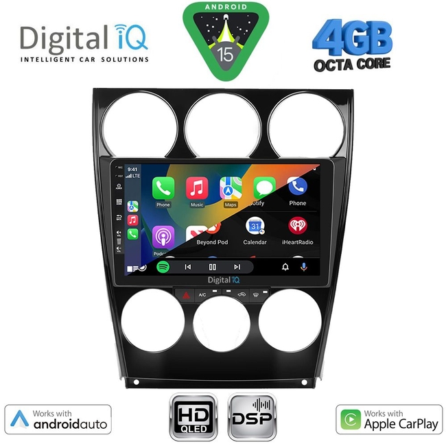 DIGITAL IQ BXF 16375_CPAA (9inc) MULTIMEDIA TABLET for MAZDA 6 (FACELIFT) mod. 2005-2008