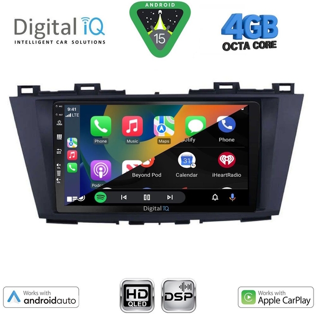 DIGITAL IQ BXF 16371_CPAA (9inc) MULTIMEDIA TABLET for MAZDA 5 mod. 2011-2020