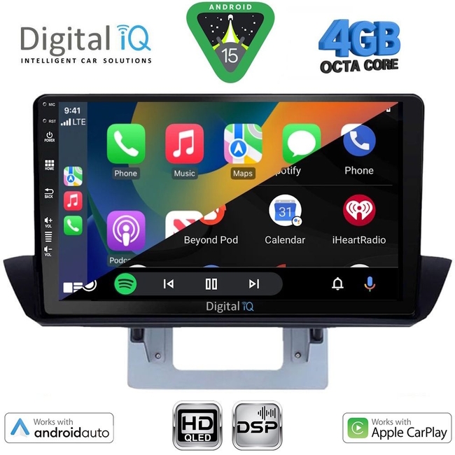 DIGITAL IQ BXF 16364_CPAA DASH (9inc) MULTIMEDIA TABLET for MAZDA BT50 mod. 2012-2019