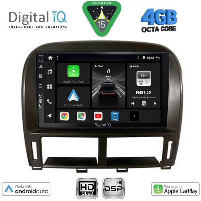 DIGITAL IQ BXF 16343_CPAA (9inc) MULTIMEDIA TABLET for LEXUS LS 430 – XF 430 mod. 2000-2006