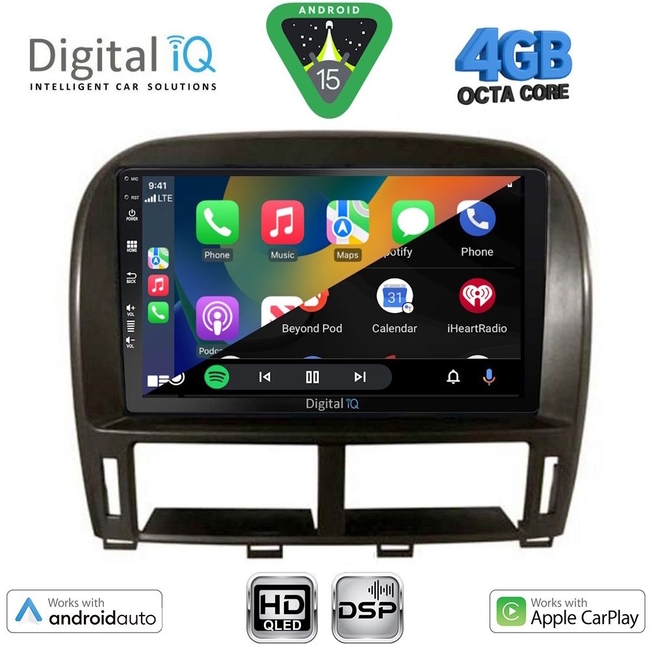 DIGITAL IQ BXF 16343_CPAA (9inc) MULTIMEDIA TABLET for LEXUS LS 430 – XF 430 mod. 2000-2006