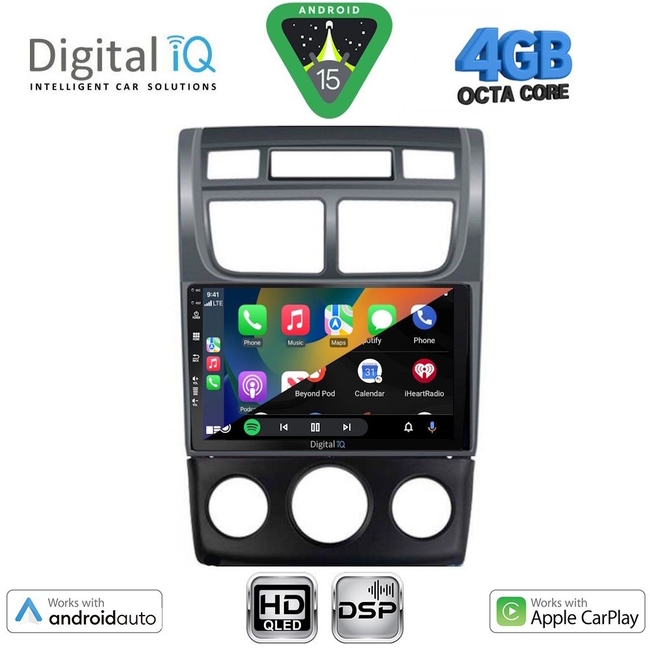 DIGITAL IQ BXF 16324BL_CPAA (A/C) (9inc) MULTIMEDIA TABLET for KIA SPORTAGE mod. 2004-2010