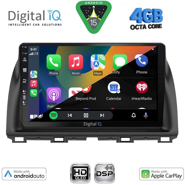 DIGITAL IQ BXF 16380_CPAA (10inc) MULTIMEDIA TABLET for MAZDA CX5 mod. 2013-2017