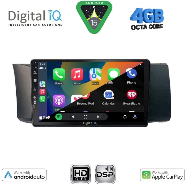 DIGITAL IQ BXF 16669_CPAA (9inc) MULTIMEDIA TABLET for TOYOTA GT86 - SUBARU BRZ mod. 2012-2026