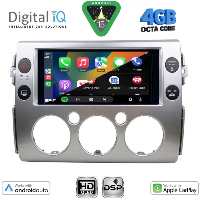 DIGITAL IQ BXF 16717_CPAA (9inc) MULTIMEDIA TABLET for TOYOTA FJ CRUISER mod. 2007-2013
