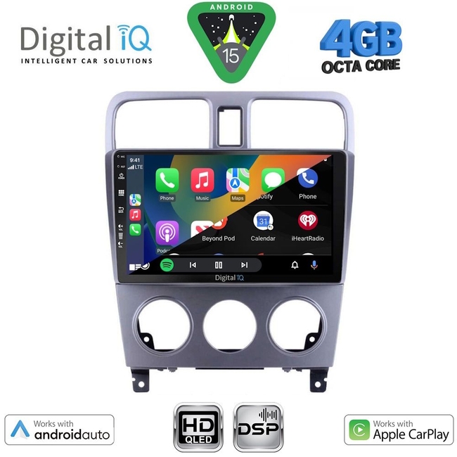 DIGITAL IQ BXF 16661_CPAA (9inc) MULTIMEDIA TABLET for SUBARU FORESTER  mod. 2002-2008