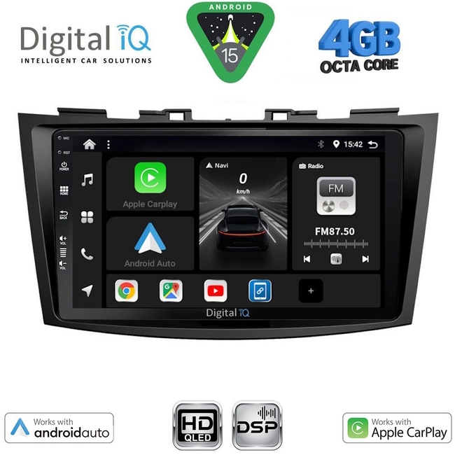 DIGITAL IQ BXF 16685_CPAA (9inc) MULTIMEDIA TABLET for SUZUKI SWIFT mod. 2011-2016