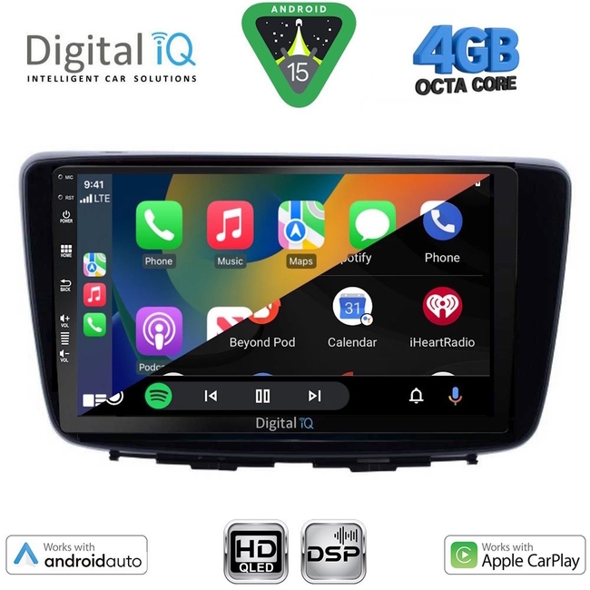 DIGITAL IQ BXF 16672_CPAA (9inc) MULTIMEDIA TABLET for SUZUKI BALENO mod. 2016-2022