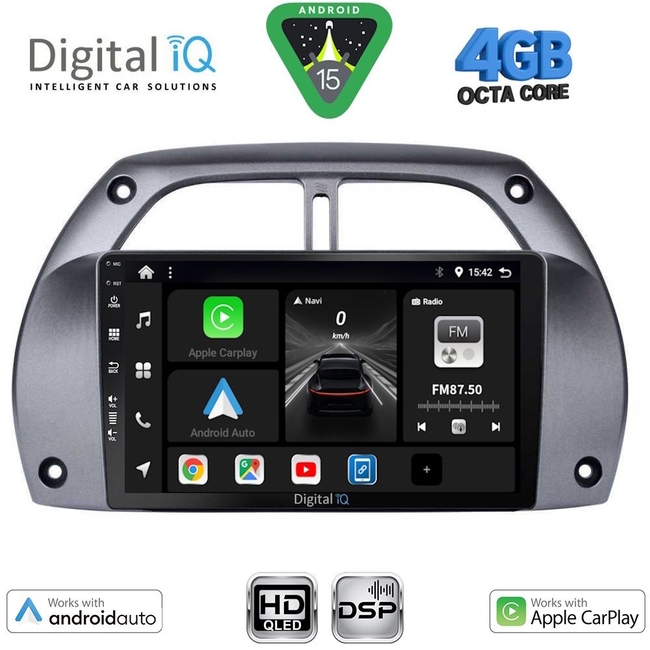 DIGITAL IQ BXF 16730_CPAA A/C (9inc) MULTIMEDIA TABLET for TOYOTA RAV 4 mod. 2000-2006