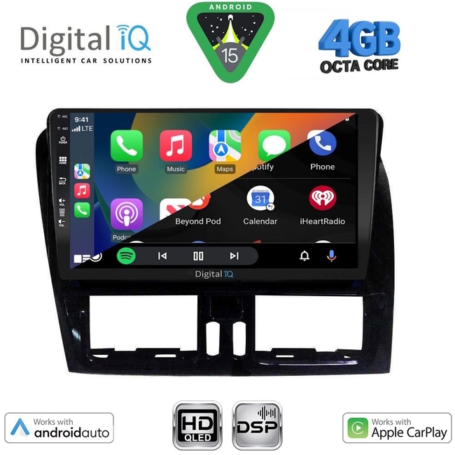 DIGITAL IQ BXF 16787_CPAA (9inc) MULTIMEDIA TABLET for VOLVO XC60 mod. 2009-2017
