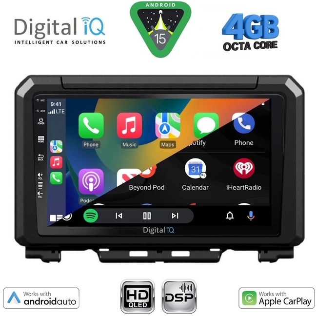 DIGITAL IQ BXF 16679_CPAA (9inc) MULTIMEDIA TABLET for SUZUKI JIMNY mod. 2017-2026