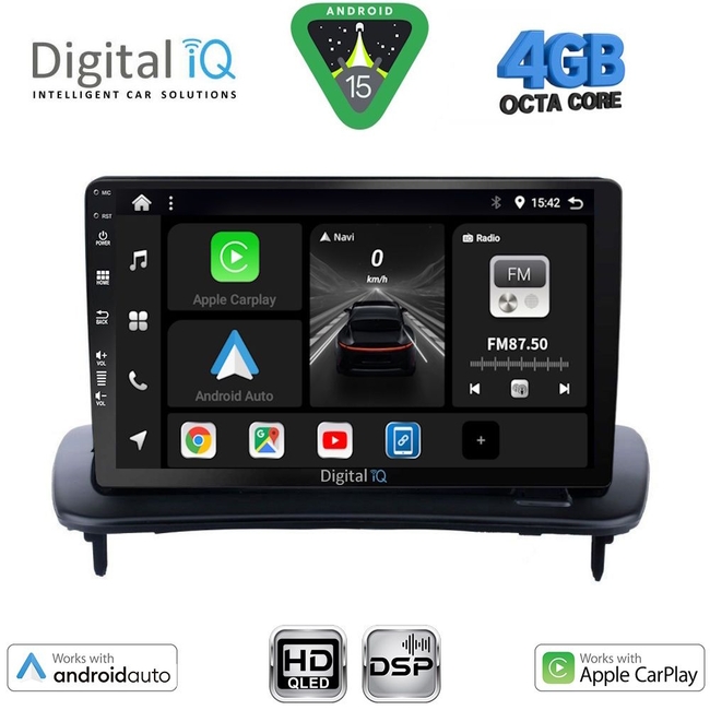 DIGITAL IQ BXF 16783_CPAA (9inc) MULTIMEDIA TABLET for VOLVO C30 - S40 mod. 2004-2013