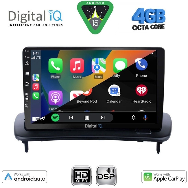 DIGITAL IQ BXF 16783_CPAA (9inc) MULTIMEDIA TABLET for VOLVO C30 - S40 mod. 2004-2013