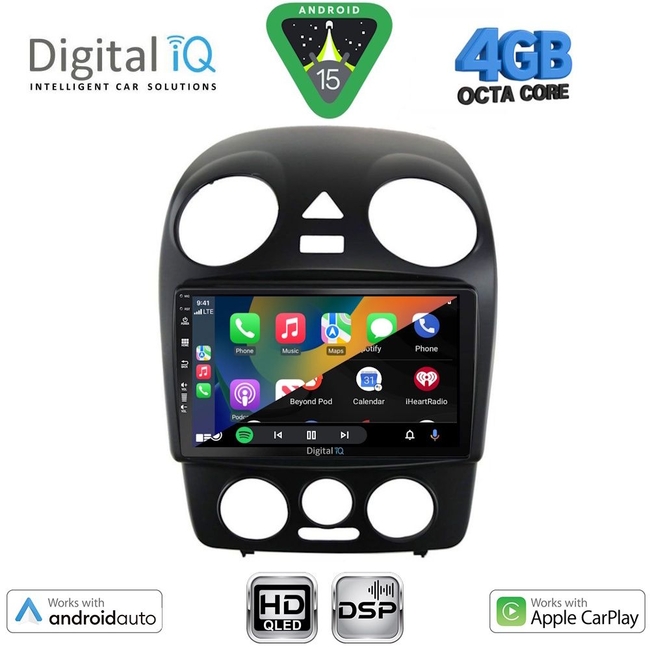 DIGITAL IQ BXF 16742_CPAA (9inc) MULTIMEDIA TABLET for VW BEETLE mod. 2004-2011