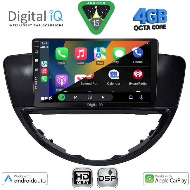 DIGITAL IQ BXF 16660_CPAA (9inc) MULTIMEDIA TABLET for SUBARU TRIBECA mod. 2007-2014