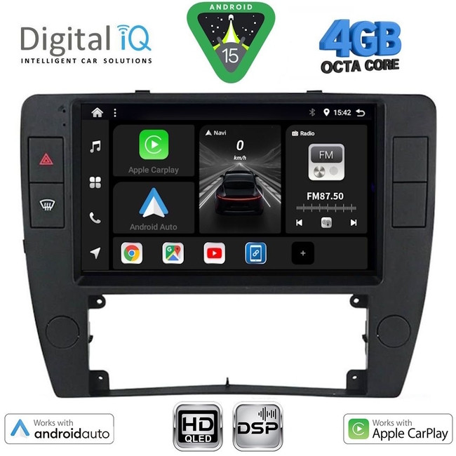 DIGITAL IQ BXF 16749_CPAA (9inc) MULTIMEDIA TABLET for VW PASSAT mod. 2000-2005