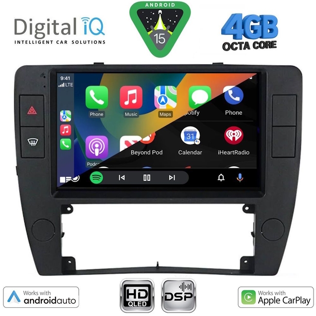 DIGITAL IQ BXF 16749_CPAA (9inc) MULTIMEDIA TABLET for VW PASSAT mod. 2000-2005