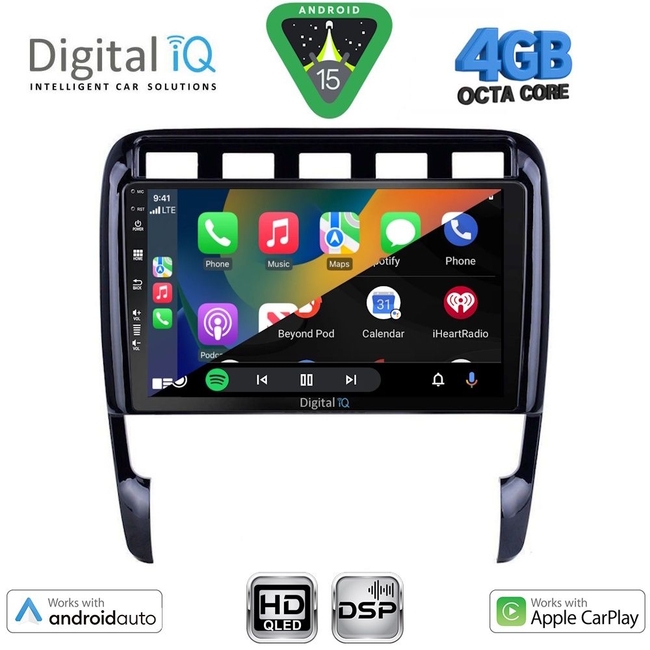 DIGITAL IQ BXF 16535_CPAA (9inc) MULTIMEDIA TABLET for PORSCHE CAYENNE mod. 2002-2011
