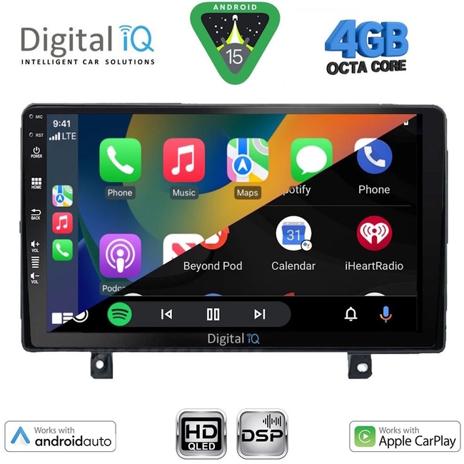 DIGITAL IQ BXF 16485_CPAA (9inc) MULTIMEDIA TABLET for OPEL ASTRA H mod. 2004-2010