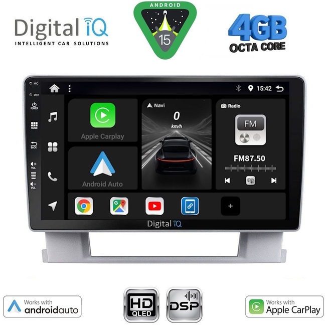 DIGITAL IQ BXF 16482_CPAA (9inc) MULTIMEDIA TABLET for OPEL ASTRA J mod. 2010-2016