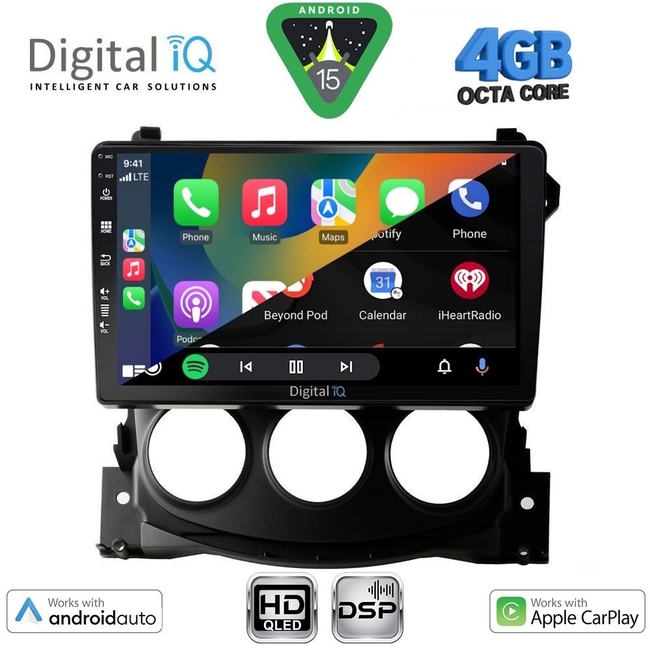DIGITAL IQ BXF 16479_CPAA (9inc) MULTIMEDIA TABLET for NISSAN 370Z mod. 2009-2012