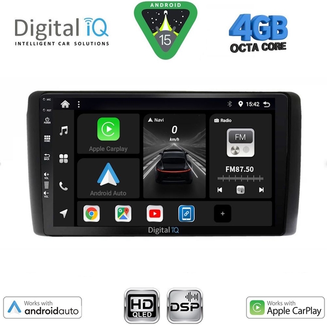 DIGITAL IQ BXF 16472_CPAA (9inc) MULTIMEDIA TABLET for NISSAN LEAF mod. 2009-2017
