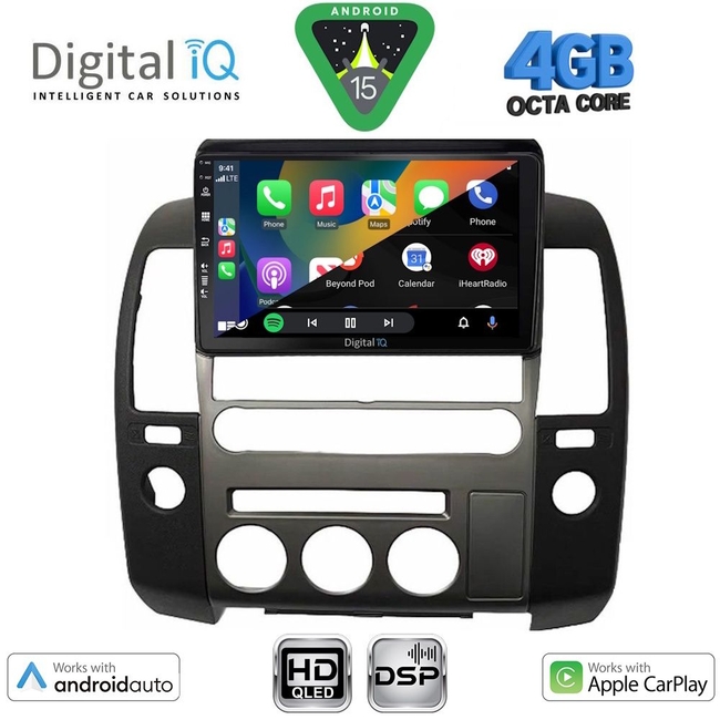 DIGITAL IQ BXF 16454_CPAA (ORIG.NAVI) (9inc) MULTIMEDIA TABLET for NISSAN NAVARA D40 mod. 2006-2011 με Original Navi