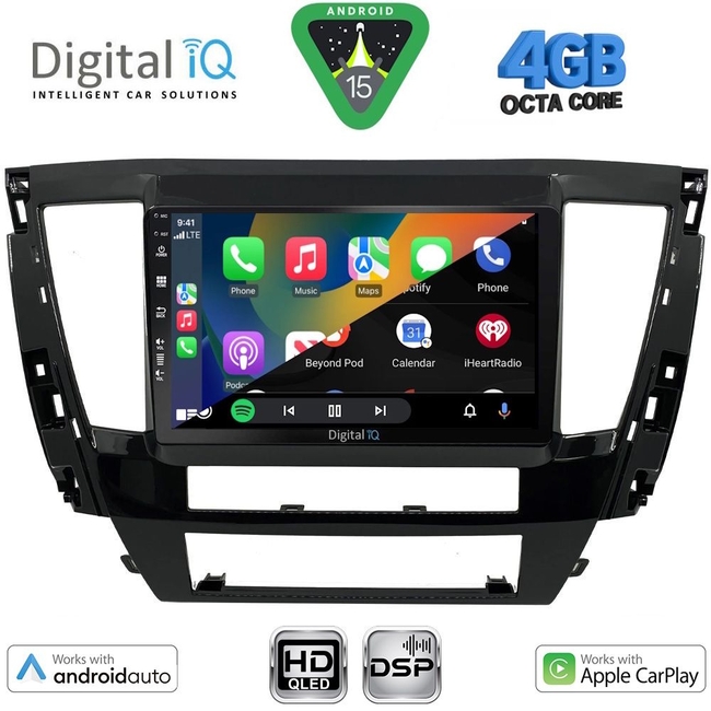 DIGITAL IQ BXF 16447S_CPAA (9inc) MULTIMEDIA TABLET for MITSUBISHI PAJERO SPORT mod. 2020-2026