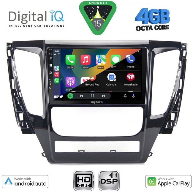 DIGITAL IQ BXF 16447A_CPAA (9inc) MULTIMEDIA TABLET for MITSUBISHI PAJERO mod. 2013-2020
