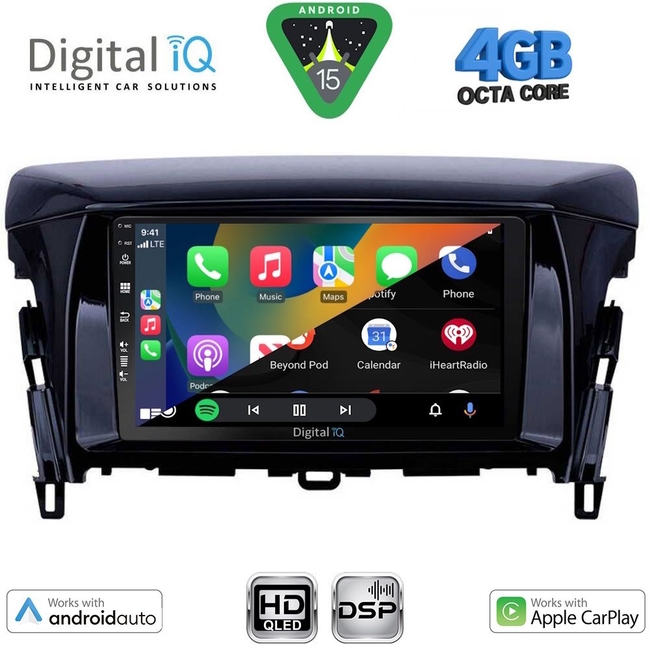 DIGITAL IQ BXF 16432_CPAA (9inc) MULTIMEDIA TABLET for MITSUBISHI ECLIPSE CROSS mod. 2018-2026
