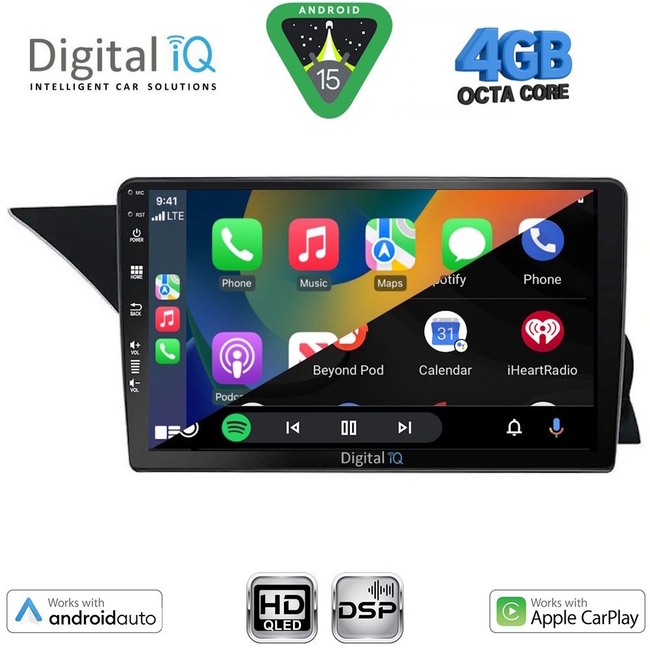DIGITAL IQ BXF 16412_CPAA (NTG 4.5) (9inc) MULTIMEDIA TABLET for MERCEDES GLK (X204) mod. 2013-2017