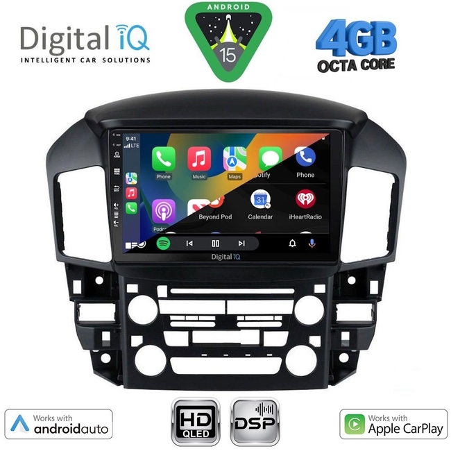 DIGITAL IQ BXF 16344_CPAA (9inc) MULTIMEDIA TABLET for LEXUS RX 300 mod. 1998-2003