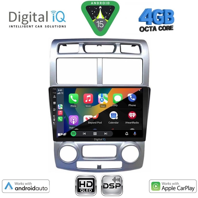 DIGITAL IQ BXF 16324SL_CPAA (CLIMA) (9inc) MULTIMEDIA TABLET for KIA SPORTAGE mod. 2004-2010