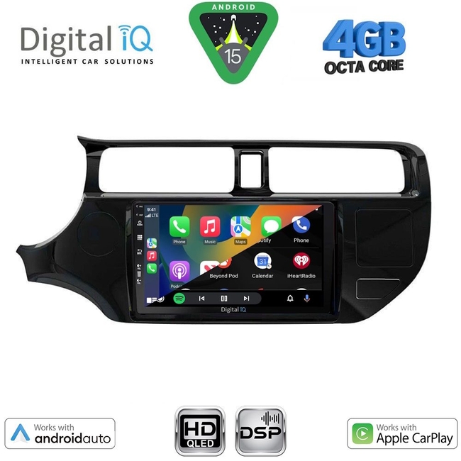DIGITAL IQ BXF 16314_CPAA (9inc) MULTIMEDIA TABLET for KIA RIO mod. 2012-2015