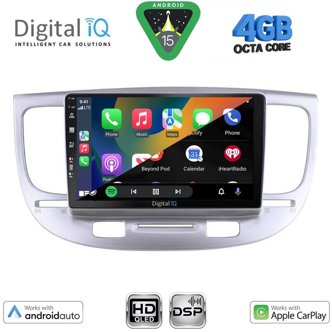 DIGITAL IQ BXF 16313_CPAA (9inc) MULTIMEDIA TABLET for KIA RIO mod. 2005-2011