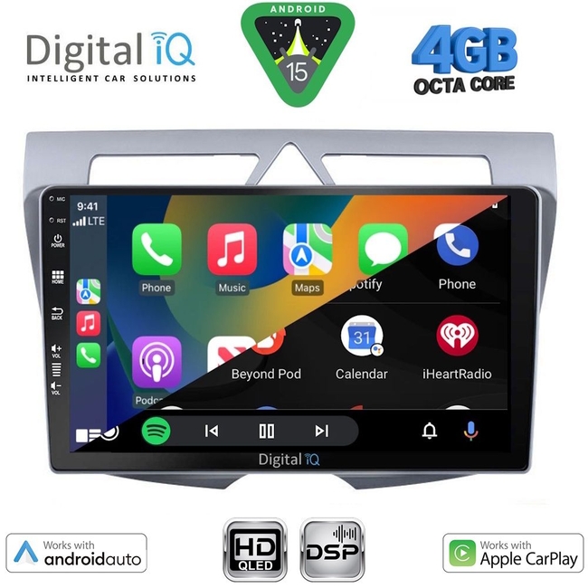 DIGITAL IQ BXF 16307_CPAA (9inc) MULTIMEDIA TABLET for KIA PICANTO mod. 2008-2011